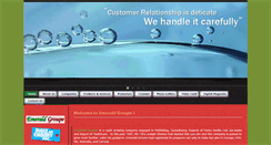 Desktop Screenshot of emeraldgroupe.com